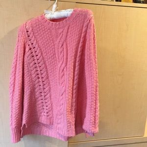 Cable knit sweater